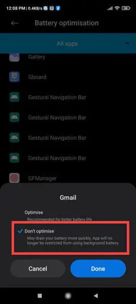 如何修复Gmail通知不工作在Android, iOS和Windows 10 13