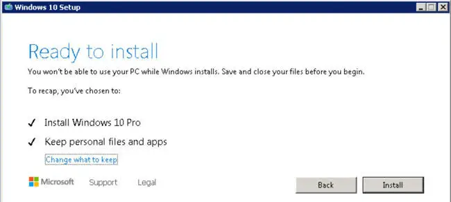 准备从Windows 7专业版升级到Windows 10 Pro