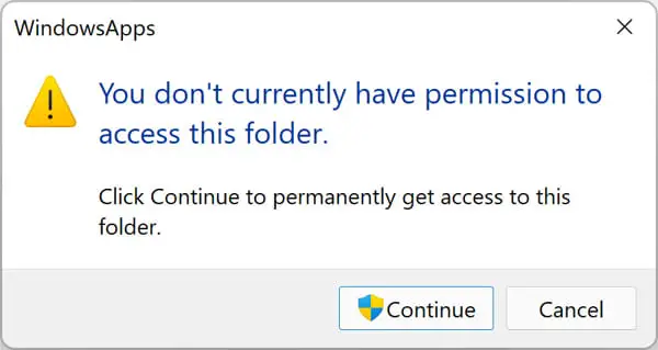 WindowsApps权限拒绝访问